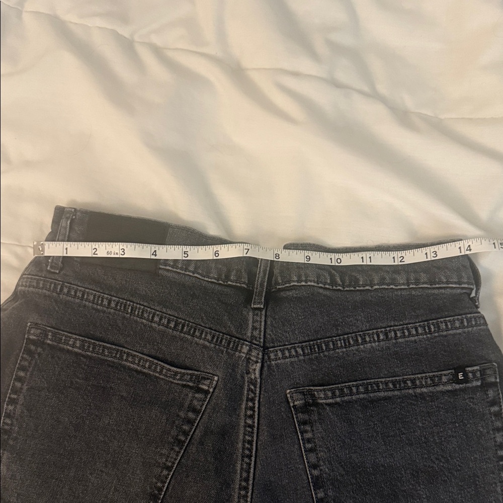 Black Denim Women's Shorts - Picture 5 of 7
